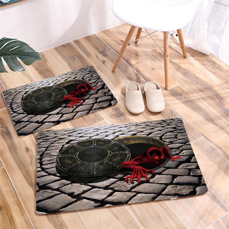 Buy 3D Scenery Dolphin Doormat Ghost Well Cover Drawbridge Carpet ...