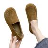 Flat-soled Doudou Shoes 2025 New Matte Non-slip Casual Non-slip Soft-soled Single Shoes Women's One-pedal Mother Work Shoes