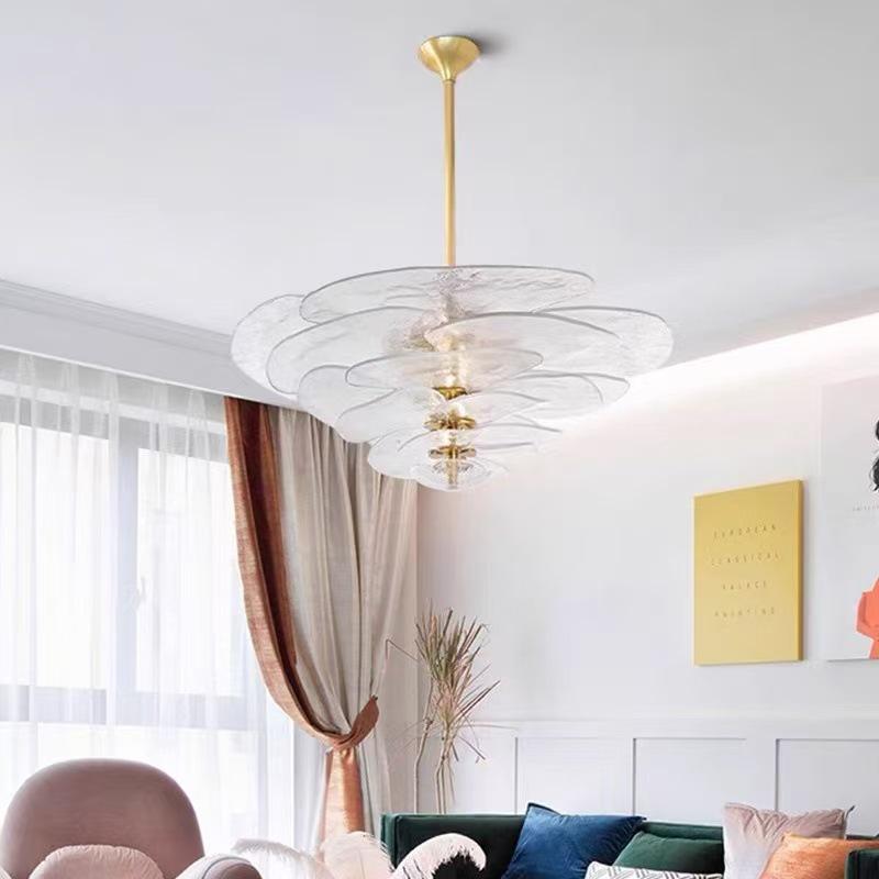 Retro French Murano Glass Pendant Light for Living Room, Dining Room, Staircase, and Bedroom