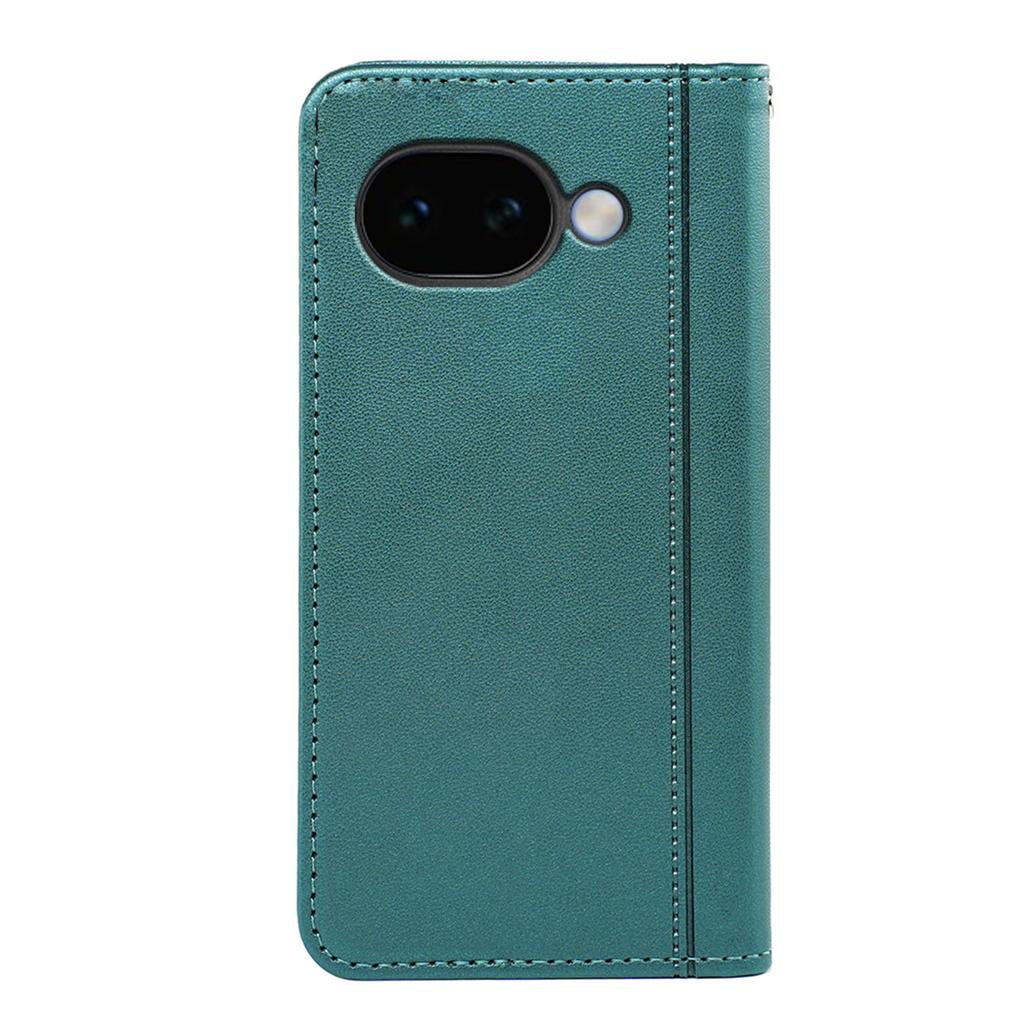 For Google Pixel 10a Wallet Case Magnetic Closing PU Leather Phone Cover with Wrist Strap