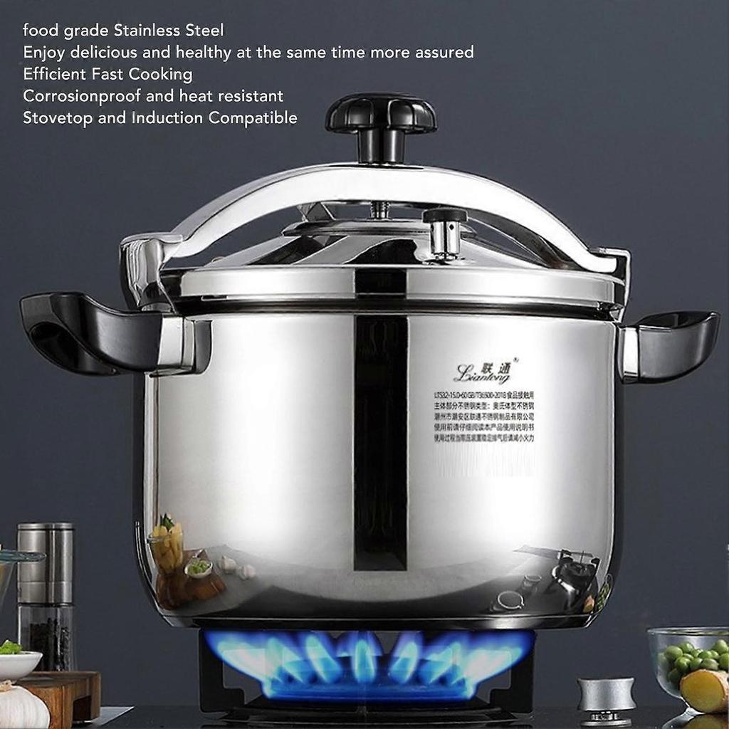 Autocuiseur en acier inoxydable antidéflagrant, grande capacité, compatible avec les plaques à induction, pour la cuisson, 9 L
