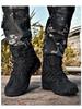 Plus Size Breathable Outdoor Military Boots - Wear-Resistant Hiking & Mountaineering Shoes