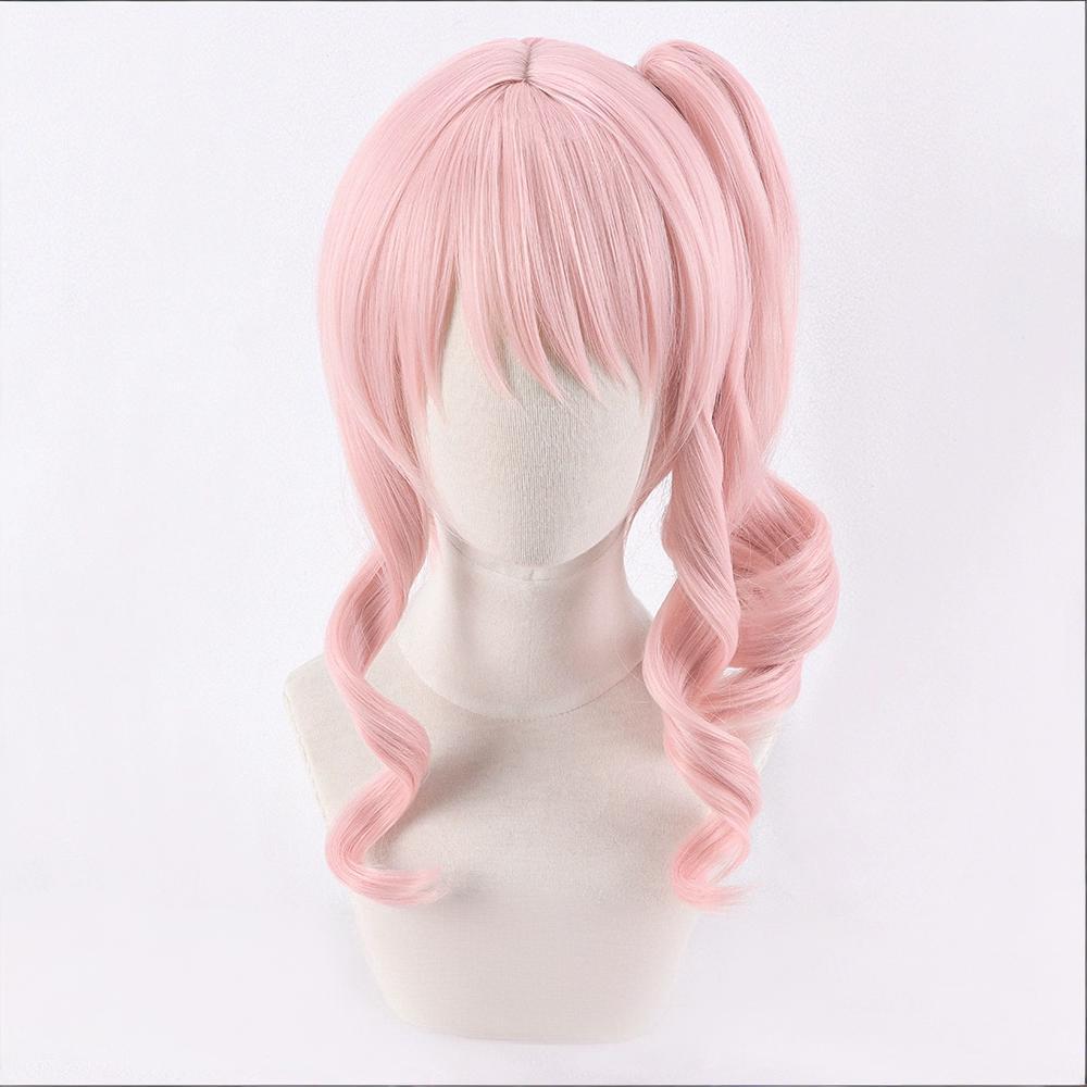 Project SEKAI Akashi Mizi Rosa Rosa Coda di Cavallo Parrucca Cosplay