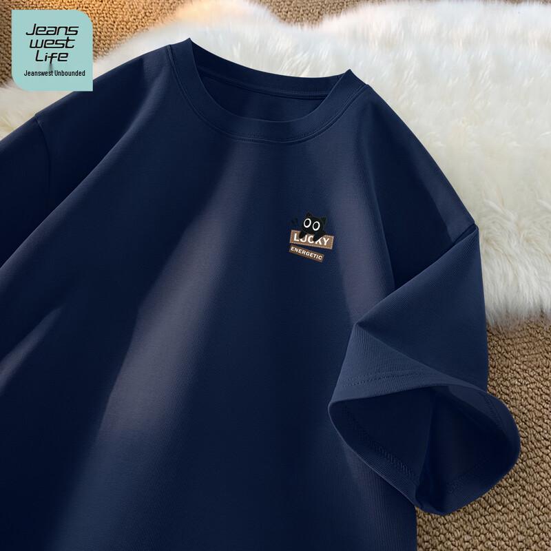 JEANSWEST LIFE Men s Lucky Cat Graphic Cotton T-Shirt L