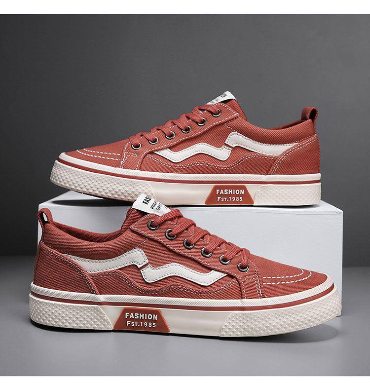 Men's Plus Size Summer Canvas Skateboard Shoes - Non-Slip, Thick Sole, Breathable, Casual Sports