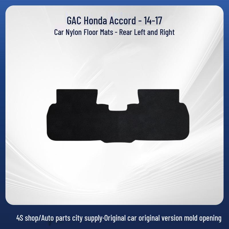 Durable Nylon Floor Mats for 2014-2017 GAC Honda Accord - Wear-Resistant and Long-Lasting.