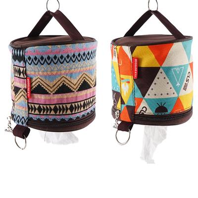 Camping Tent Folding Toilet Paper Hanging Holder Roll Case Storage Box Bag Outdoor Camping Hiking Picnic Tents Accessories 40a