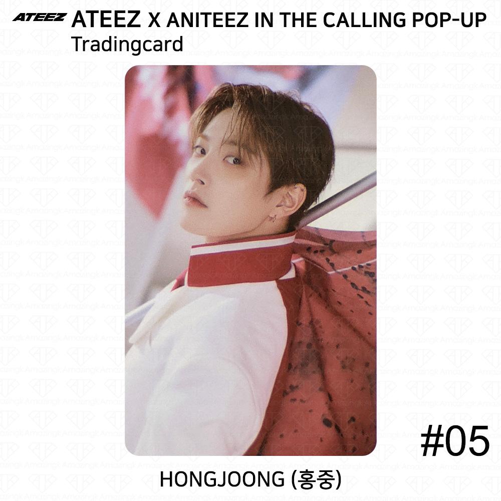 ATEEZ X ANITEEZ IN THE CALLING POP-UP Unitate Carte de Colecție MD KPOP K-POP Seonghwa