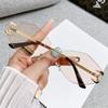 Luxury Polygon Sunglasses for Women Hipster Irregular Rimless Sunglasses Ladies Small Metal Frame Vintage Rhombus Eyewear