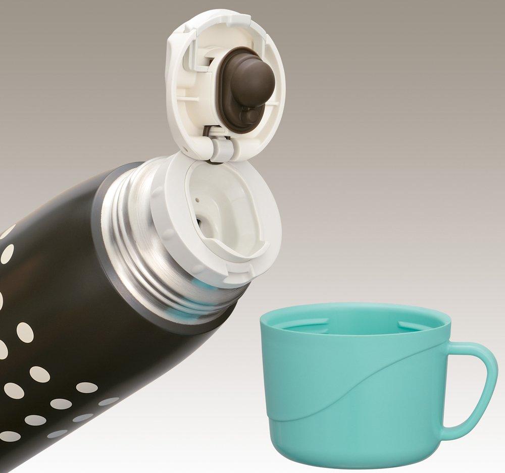 Thermos Vacuum Insulated 2-Way Bottle FFR-1004WF D-BL Dot Blue 1.0L