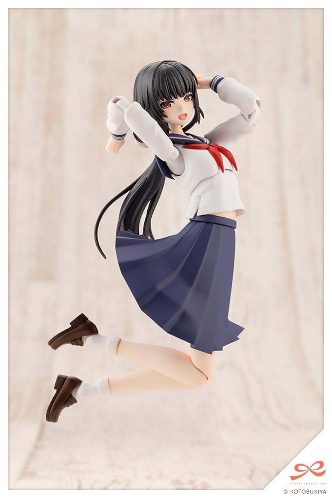 Kotobukiya Sousai Shojo Teien Yakushiji Kuon High School Scale Plastic Approximately 160mm Tall (KOTOBUKIYA) [Momozakura Uniform] 1/10 Model,