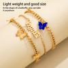 3 Pieces Fashion Anklets Foot Jewelry Sandals Barefoot Decorations Fashionable Women Accessories Adorable Alloy Jewelries