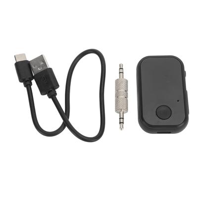 Ricevitore Bluetooth 5.0 per Auto con Microfono, Adattatore AUX Wireless da 3,5 mm per Stereo di Casa, Chiamate a Mani Libere