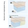 4pcs Stackable Wire Baskets Vegetable Fruit Storage Metal Basket Freezer Hanging Bin Organizers Home Kitchen Mesh Storage Rack