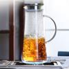 Hochborosilikatglas Transparent Kaltwasserkessel Haushalt Großes Fassungsvermögen Milch Saft Getränk Blütentee Kaltwasserkessel