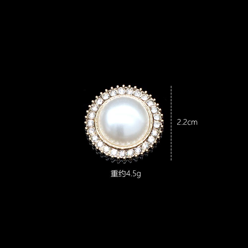 Xiaoxiangfeng Retro Old Series Alloy Jewelry Pearl Diamond Hole Shoes Diy Flat Bottom Buckle Mobile Phone Case Accessories