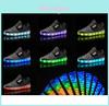 Pohodlná Unisex 7 LED Svítící Obuv Sportovní Oblečení USB Nabíjecí