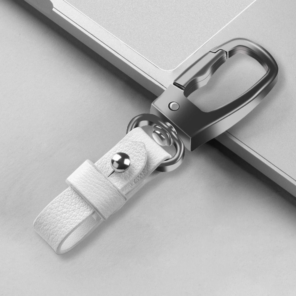 Waist Hanging Car Key Chain Cowhide Leather Waist Belt Buckle Creative Small Key Rings  Gift
