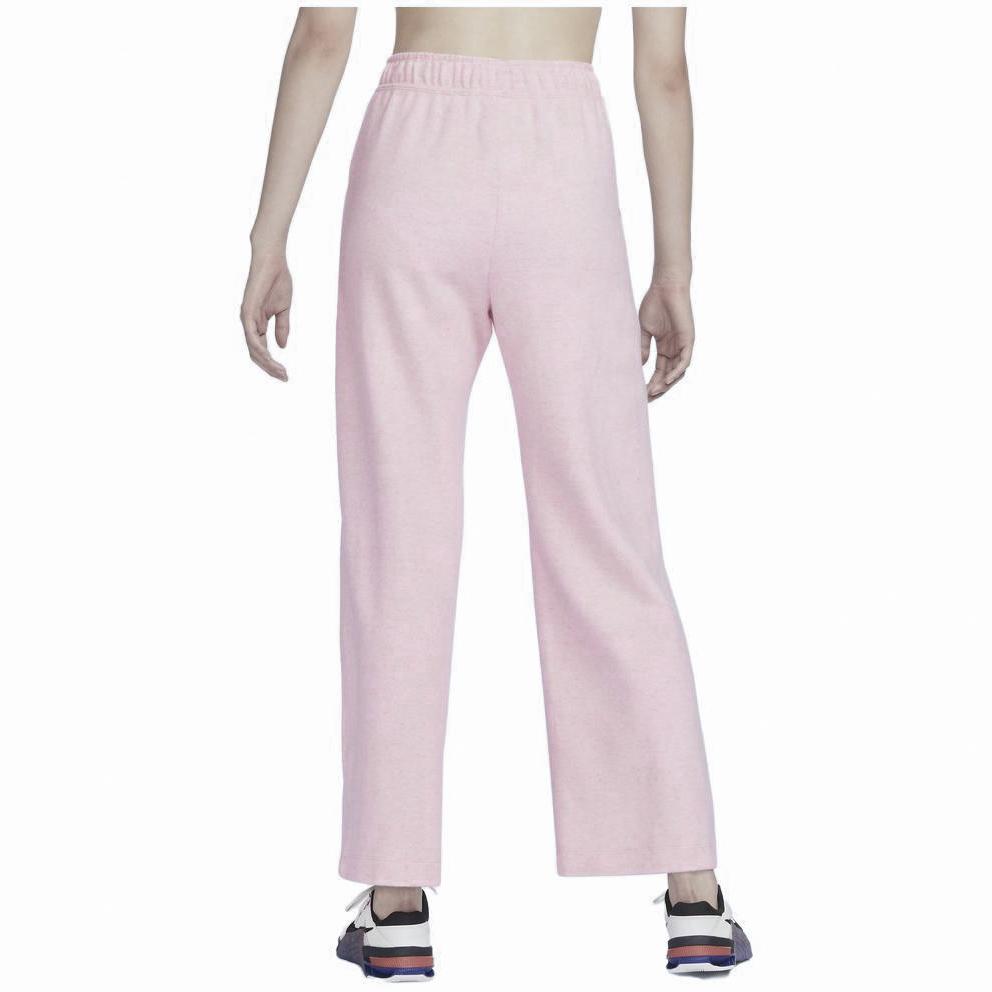 Nike Therma-Fit High-Waisted Fleece Casual Wide-Leg Knitted Sports Pants Women Bottoms Light-Raspberry FV4016-632