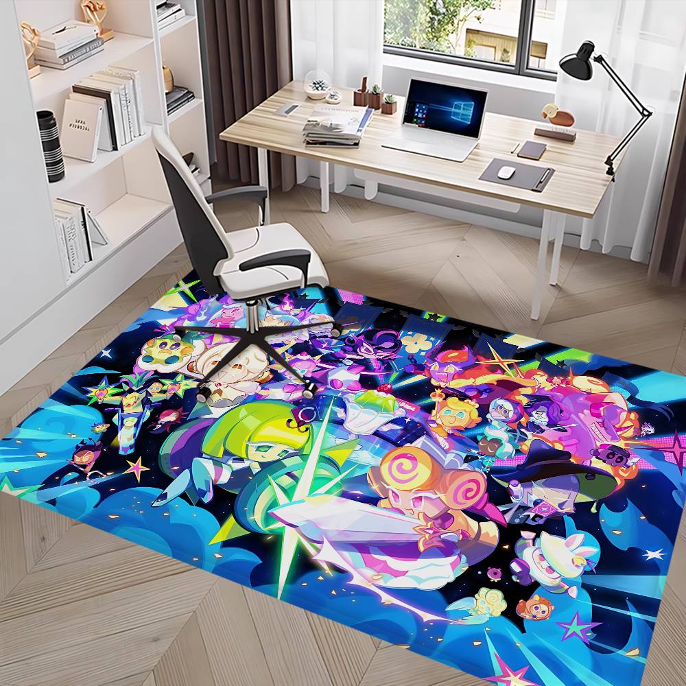 Mobile Game Cookie Run Kingdom Floor Mat INS Style Soft Bedroom Floor House Laundry Room Mat Anti-skid Household Carpets