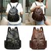 Vintage Girls Backpack Pu Large Capacity Fashion Travel Bag For School And Commuting
