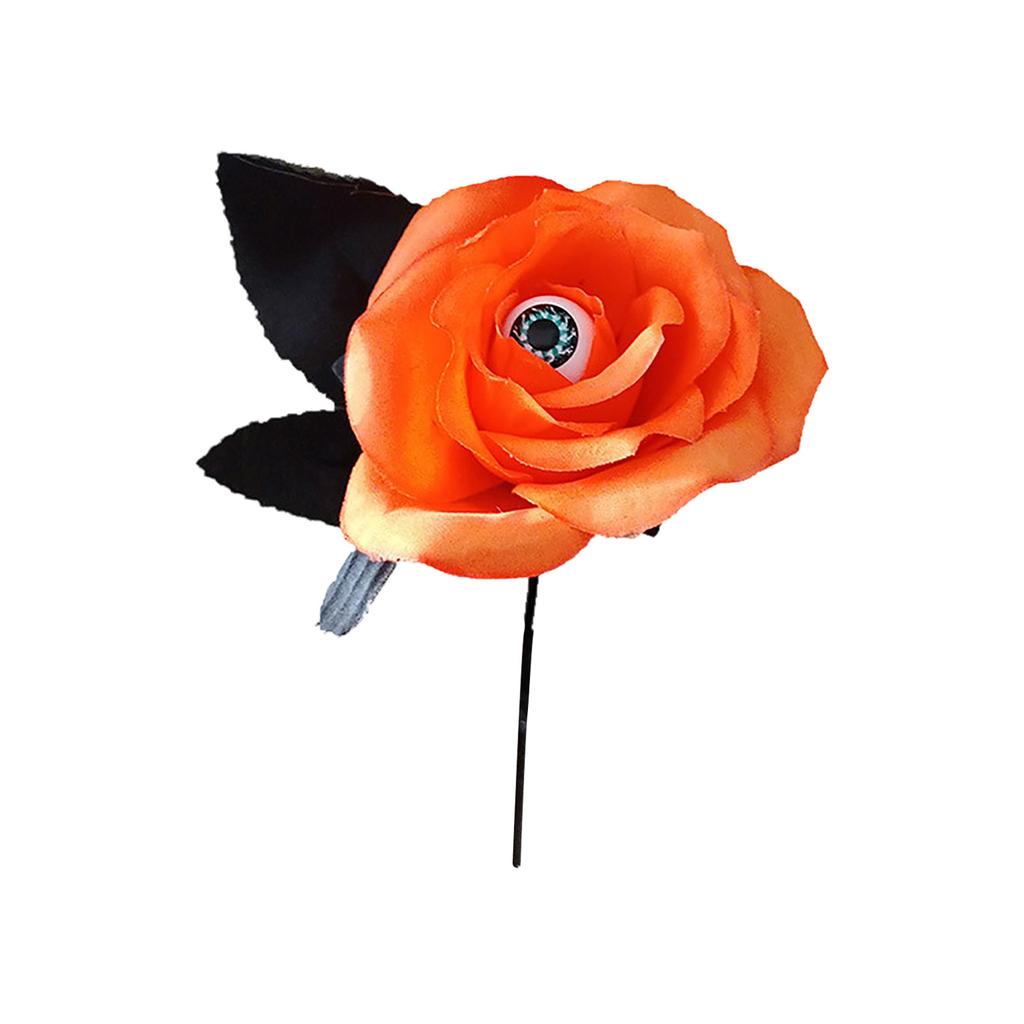 Feltree Halloween Decorations 10 Pieces Faux Rose With Eyeballs