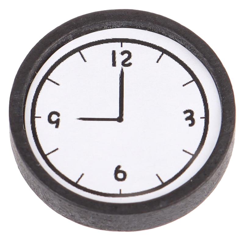 Multi Dollhouse Wall Clock Bird Octagonal Alarm Clocks Doll House Miniature Accessories Pretend Play Living Room Furniture Toys