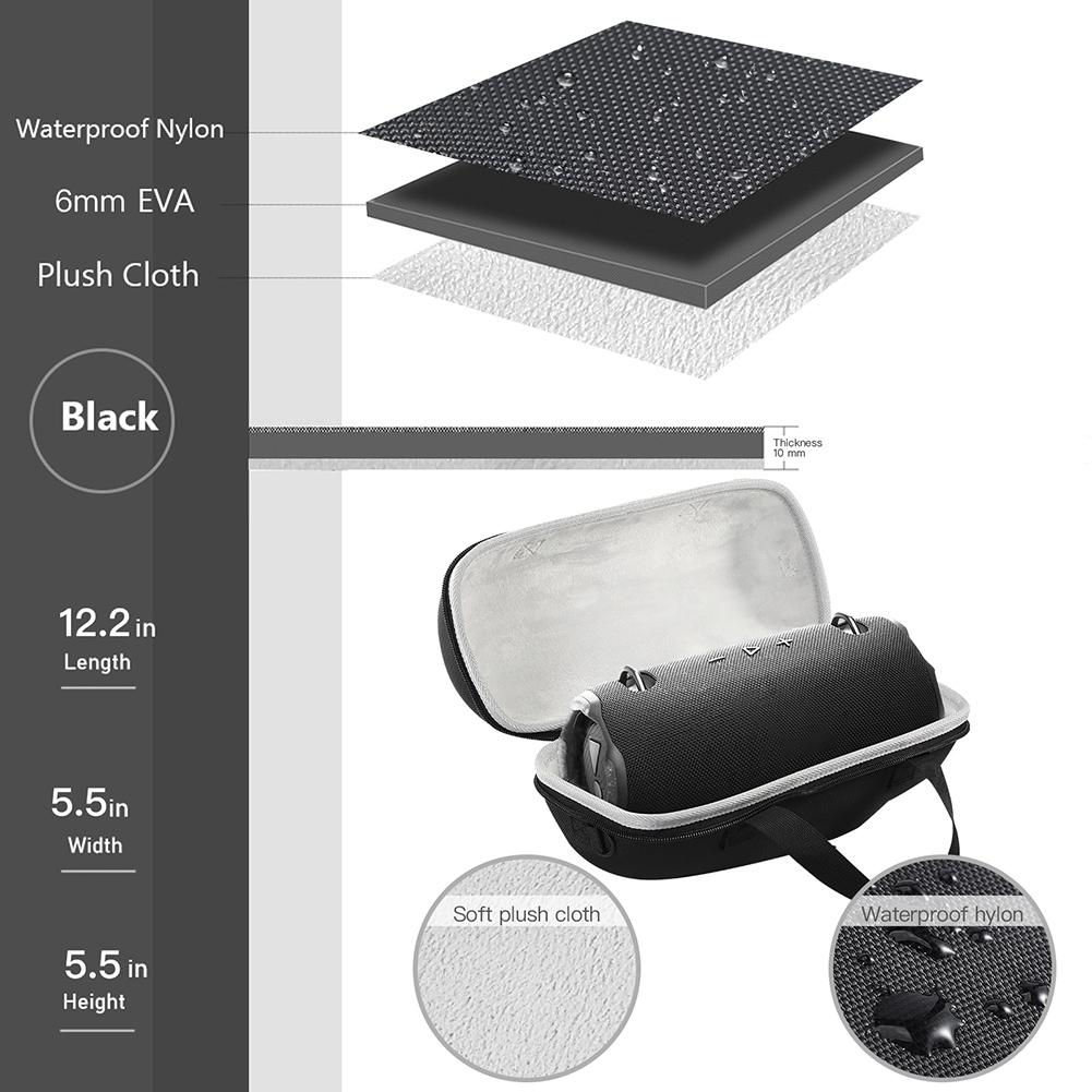 Carrying Case For JBL Xtreme 4 Wireless BT Speaker Protective Case Portable Speaker Storage Bag Anti-scratch Hard Travel Case