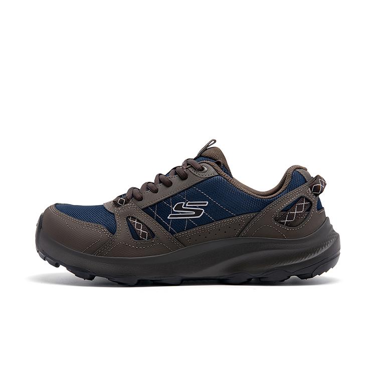 Skechers Outdoor Men Navy Blue Low Top Hiking Shoes 237787-NVY 41
