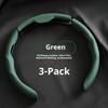 Car In Vehicle Nappa Leather Steering Wheel Cover Universal For Men And Women All Seasons Nonslip Sweatabsorbing Wearresistant