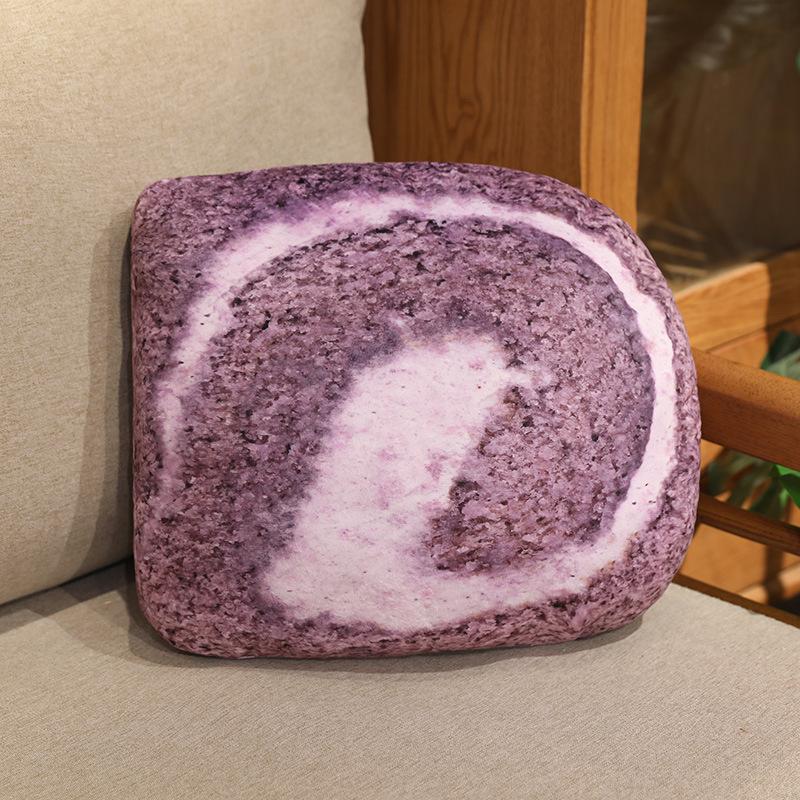 

Cartoon Soft Swiss Roll Pillow Plush Toy Doll Bread Doll Home Pillow Cushion Girl Ragdoll 40*35cm（0.45kg）