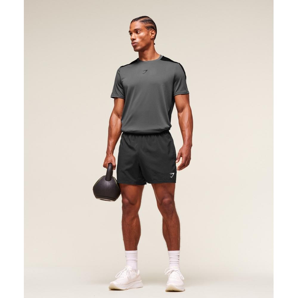 Gymshark Arrival Block T shirT Dark Grey A3b6e Gb7h