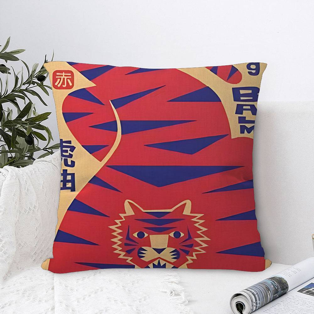 

Japanese Contemporary Tokyo Artworks Pillow Gift Home Office Decoration Pillow Bedroom Sofa Car Cushion CoverPillow Case 12x12Inch