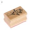 1PC 2025 New Vintage Grass Plants Stamps Wooden Rubber Standard Stamp DIY Sewing Stamping Scrapbooking Arts Crafts Home Decor