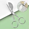 1Pc Sharp Carpet Trimmer Scissor Sharp Duckbill Applique Scissors Stainless Steel Sewing Embroidery Scissors Cutting Scissors