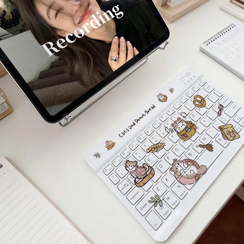 Wireless Bluetooth Keyboard for iPad, Huawei Tablet, Xiaomi, Honor, and Android Phones