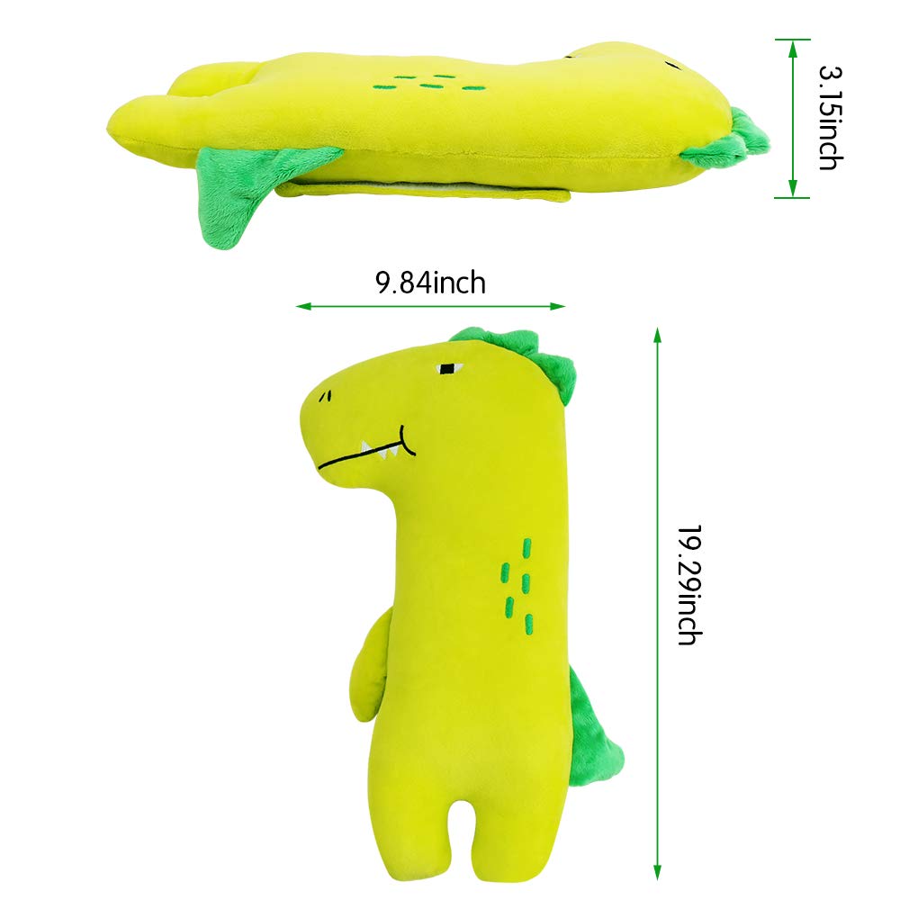 Sitzkissen für Kinder, Dinosaurier-Autokissen für Kinder, Kleinkind-Sitzkissen Sitzgurtbezug für Mädchen Junge Baby Auto Kinderwagen