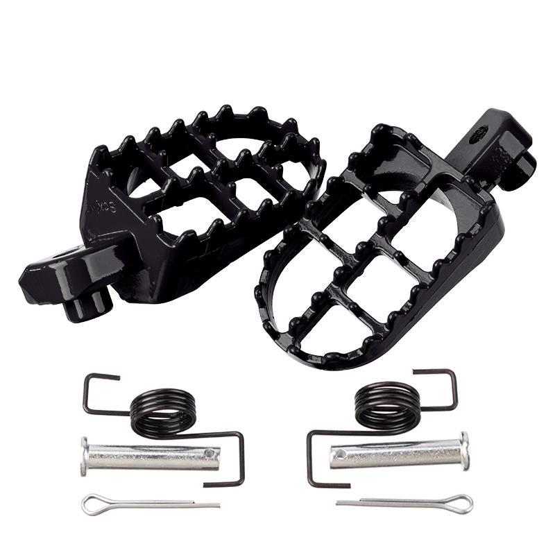 Cycling off-road motorcycle pedal modification accessories, Gaosai aluminum pedal pedal, front footrest чёрный