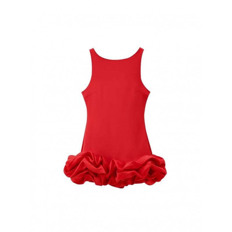 Sequin Sleeveless Slip Mini Dress A-line Flared Hem Party Outfit