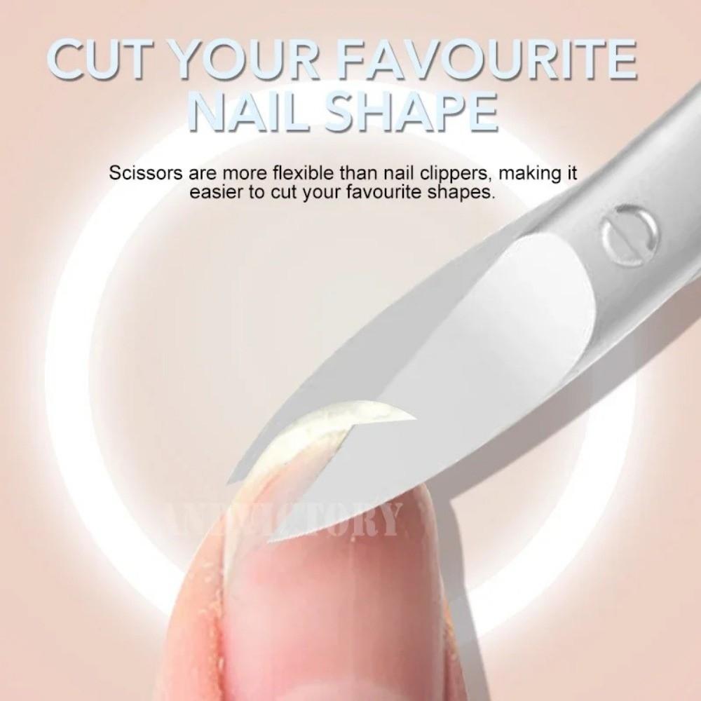 Mini Nail Cutter Scissors Stainless Steel Nail Clippers  Manicure Pedicure