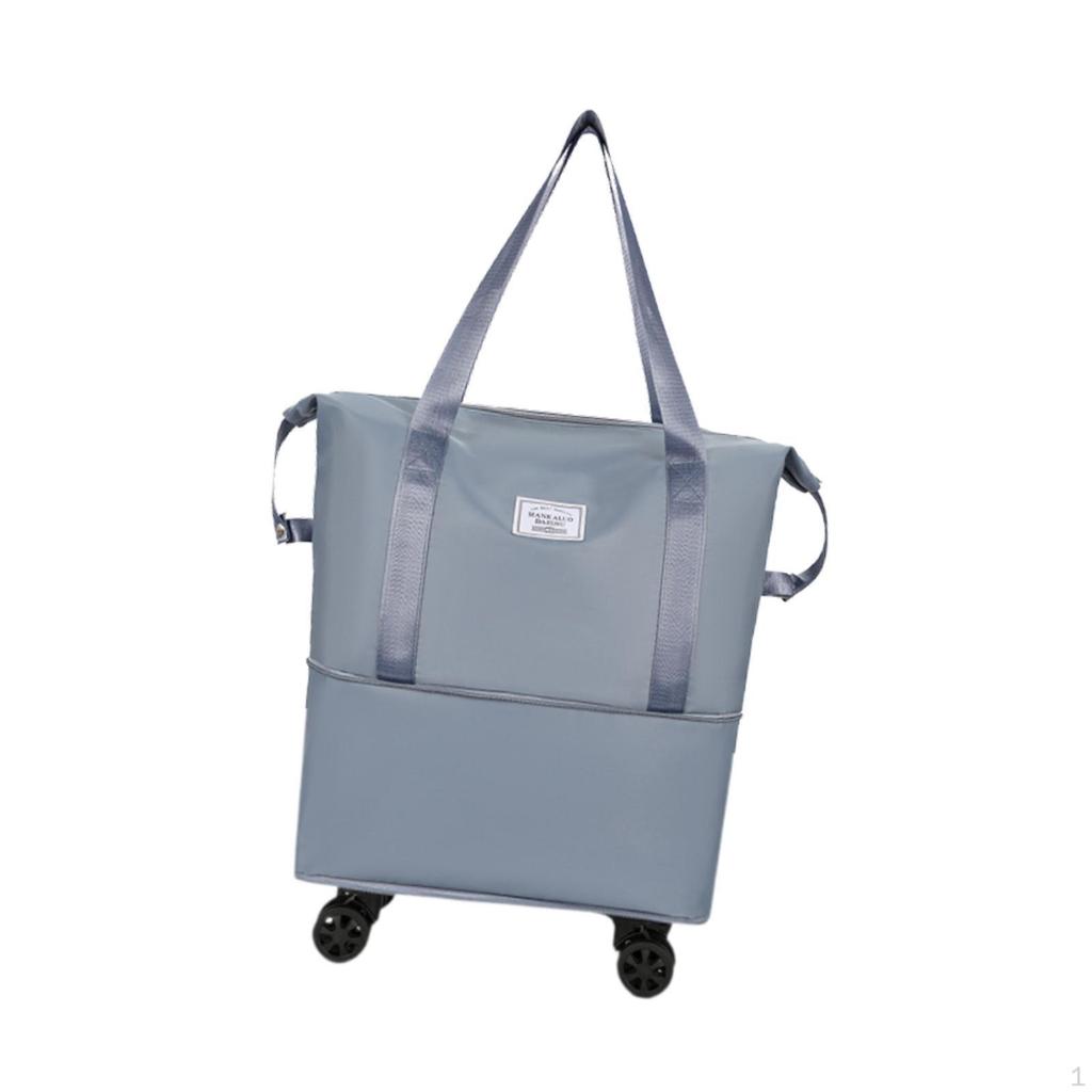 Compact Travel Duffel Bag with Wheels for Easy Transport