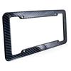 1/2 plastic ABS carbon fiber patterned license plate holder with standard screw kit for license plate frame protection parts License Plate Covers