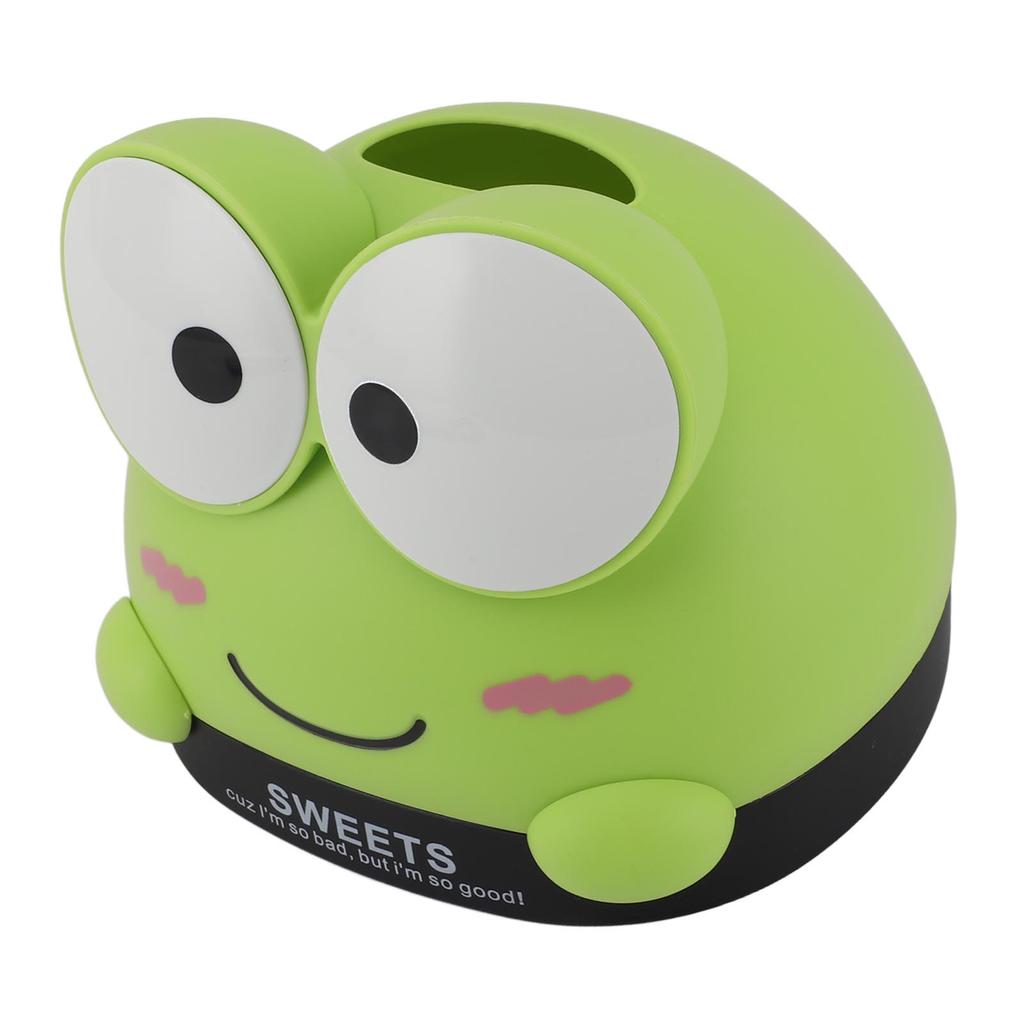 Niedlicher Frosch Taschentuchbox Abdeckung PP Cartoon Tier Schreibtisch Servietten Spender Taschentuchhalter Box für