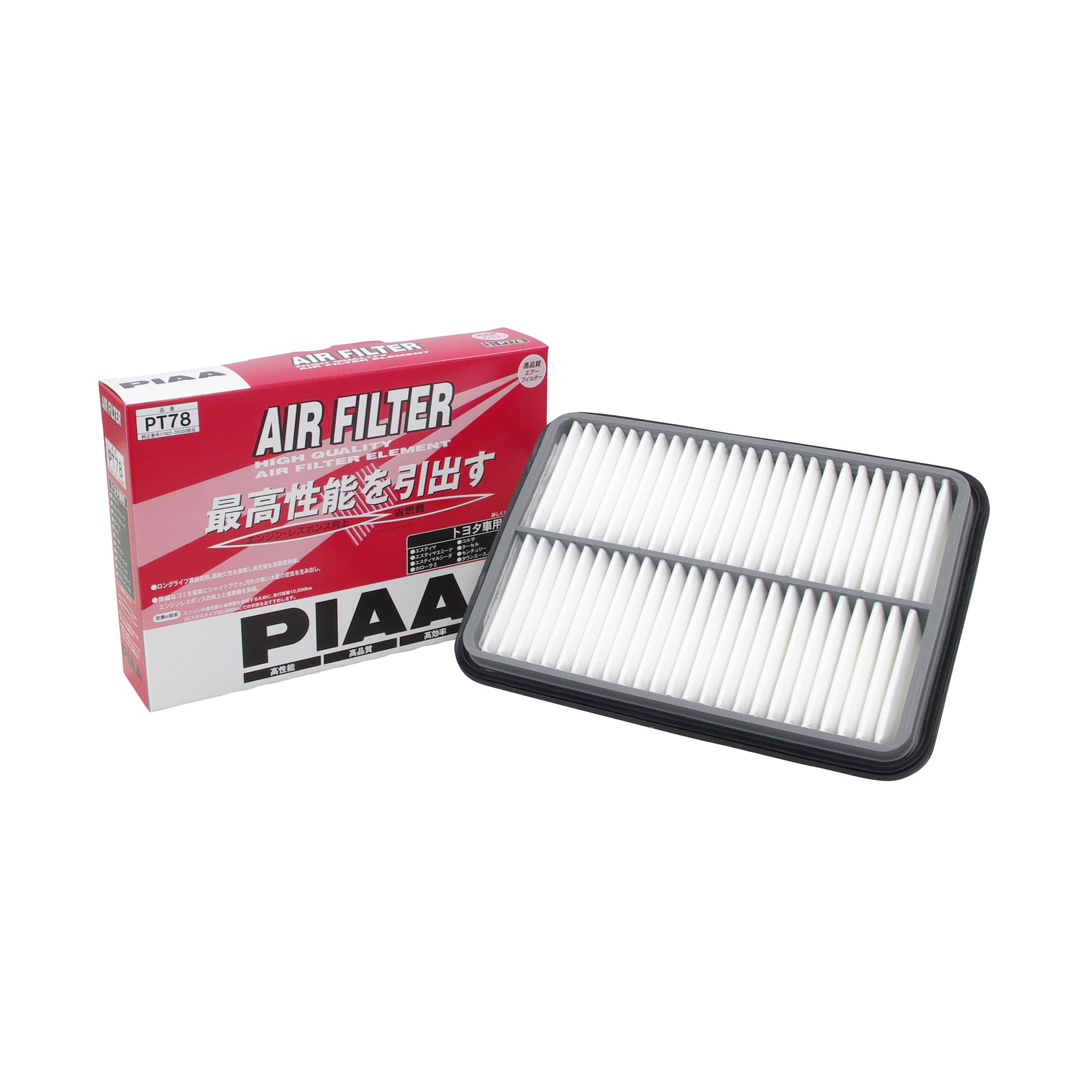 

Воздушный фильтр ПИАА (1 кусок) [Для автомобилей Toyota] Estima, Corolla II, Town Ace и т.д.. PT78