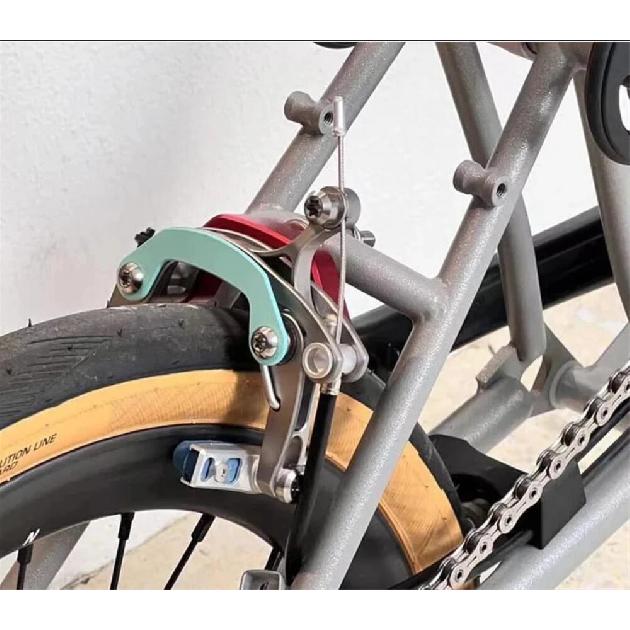 Folding Bike Brake Bicycle Brake V-Brake Caliper For Brompton Use Only 100g Ultra Light Weight