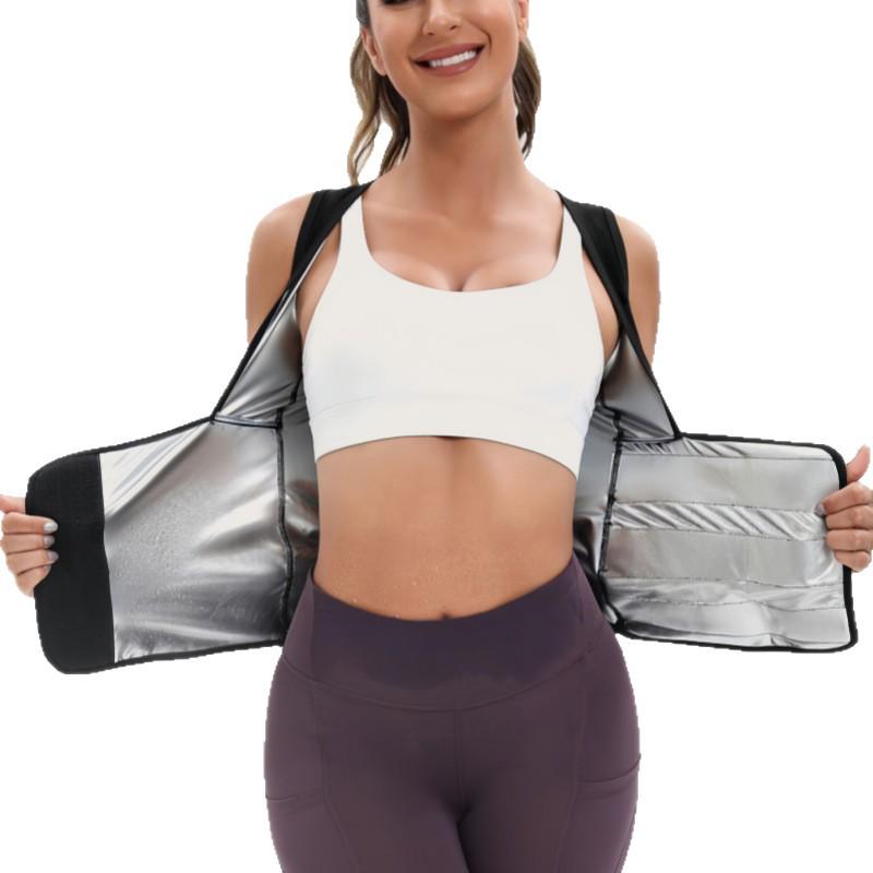 Women's Sauna Sweat-wicking Bodysuit with Waistband & Tummy Control for Running