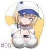 Anime 3D Mouse Pad B_Browndust2 Justia Silicone Titty MousePad Sexy Boobs Oppai B_Brown D_Dust 2 Wrist Support Mouse Mat