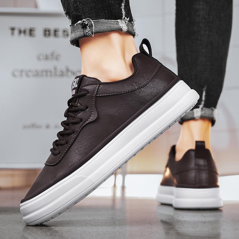 New Retro Low Top Fashionable Casual Board Shoes Spring Hot Items Outdoor Versatile Plus Size Thick Soled Sports Men's Shoes