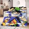 Dragon Ball Super Print Blanket Warm Comfortable Flannel Blanket Suitable for Bedrooms,Sofas,Beds,Chairs,Picnics,Travel