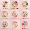 1Box Mixed Cute Simulated Dessert Candy Butterfly Nail Art Decorations 3D Resin Cartoon Cat Fish Bear Nail Charms Supplies